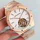 Swiss Clone Audemars Piguet Royal Oak Tourbillon Watch Rose Gold White Dial (2)_th.jpg